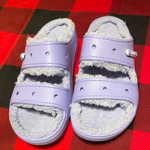 Purple crocs
